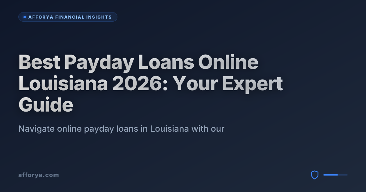 Best Payday Loans Online Louisiana 2026: Your Expert Guide