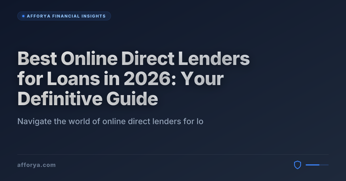 Best Online Direct Lenders for Loans in 2026: Your Definitive Guide